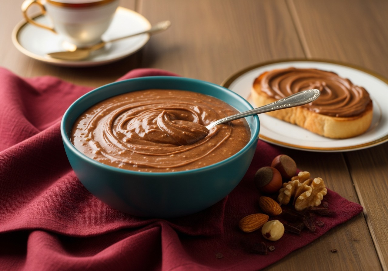 Chocolate nut butter bowl.