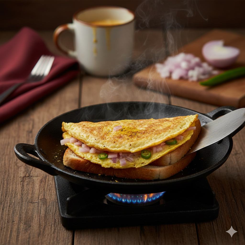 Street Bread Omelette