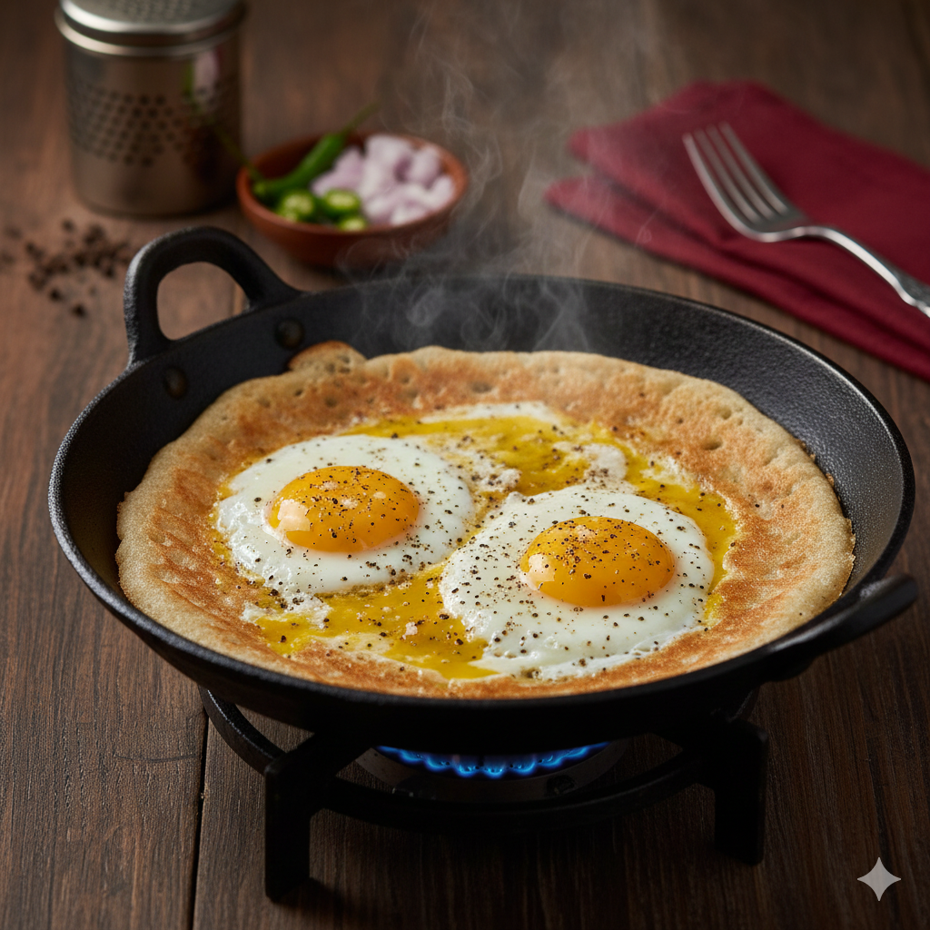 Double Egg Soft Dosa